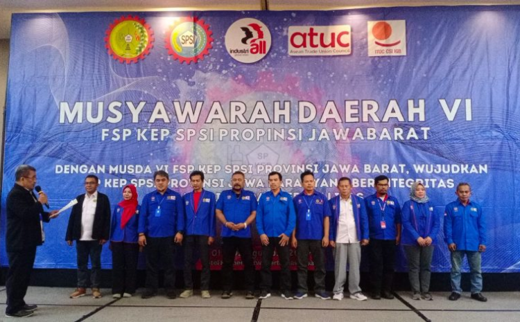  Agus Koswara Lanjutkan Kepemimpinan PD FSP KEP SPSI Jawa Barat untuk Lima Tahun Ke Depan